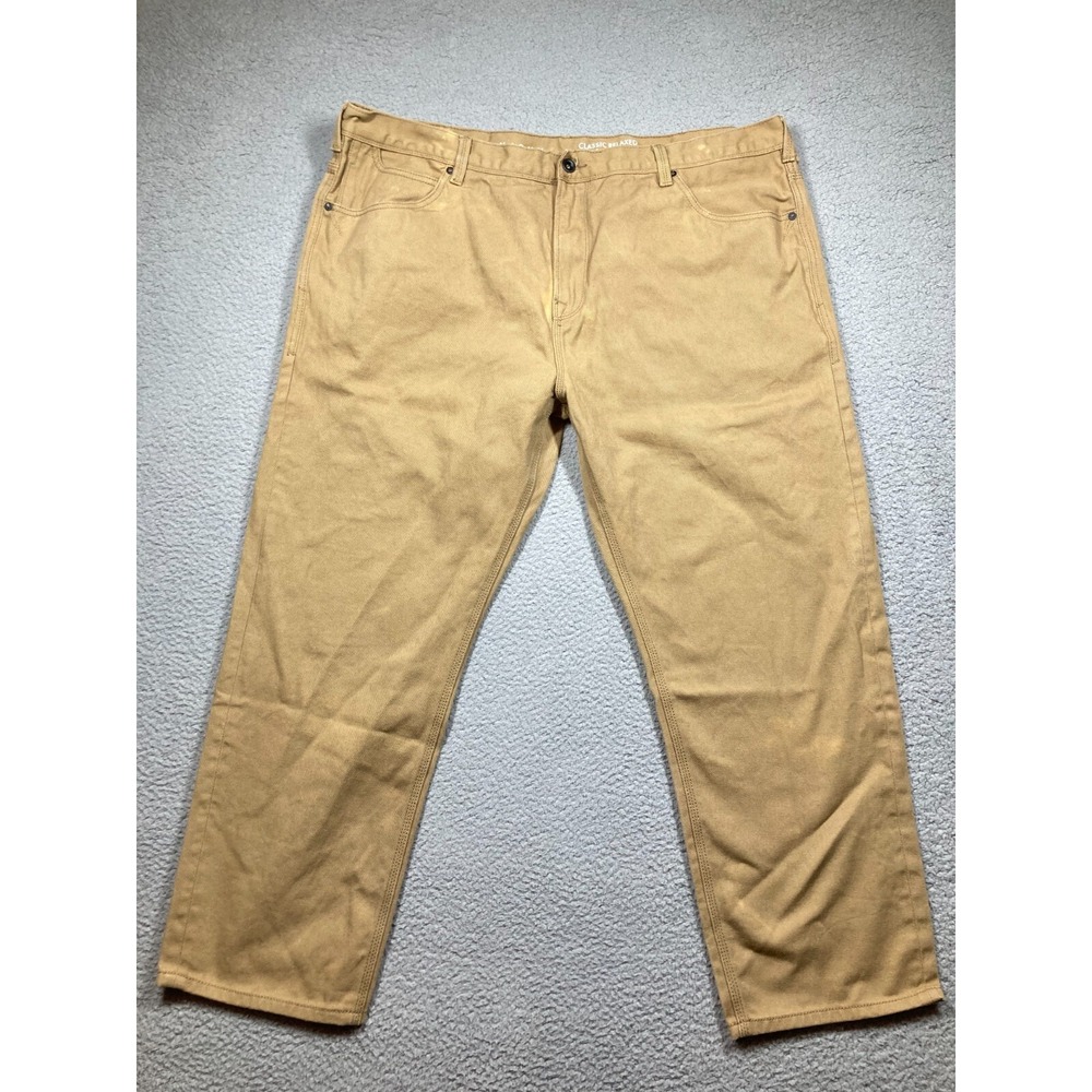 Sean John Jeans Men's 46x32 Beige Classic Relaxed Straight Skater Y2K --STAINS